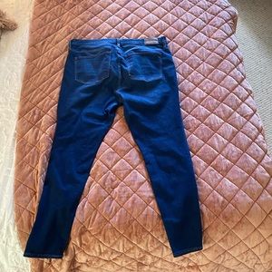 Madewell Roadtripper dark wash jeans